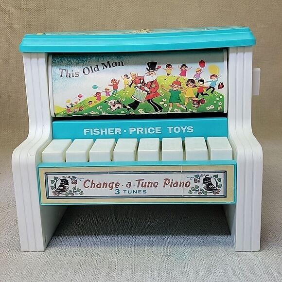 Vtg. Fisher Price "Change A Tune Piano With 3 Tunes! 1969 - Picture 3 of 8